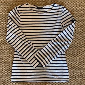 Saint James Neige-Marine Minquiers Modern Long Sleeve Tee